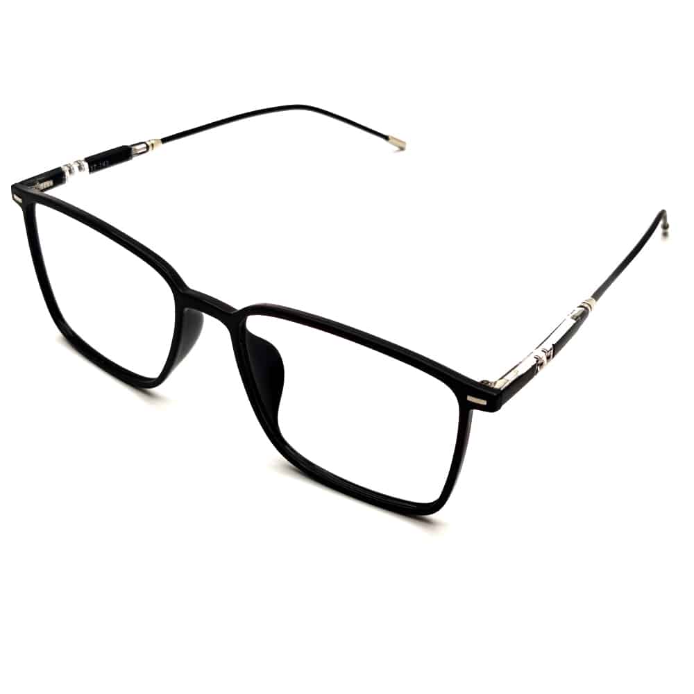 buy black rectangular flexible eyeglasses online at octa lifestyle