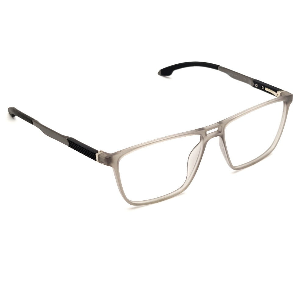 Grey Rectangular Sporty Eyeglasses Online