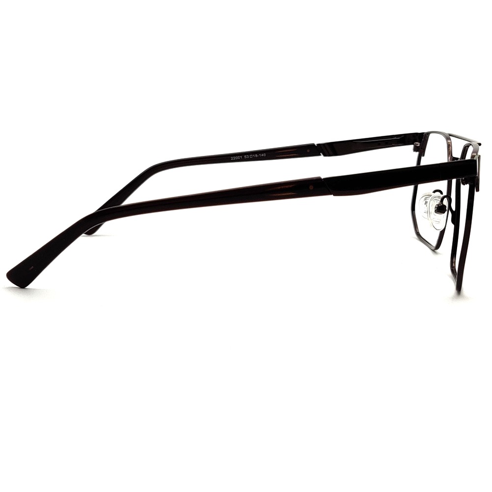 Metal Geometric Eyeglasses Online -22001BR